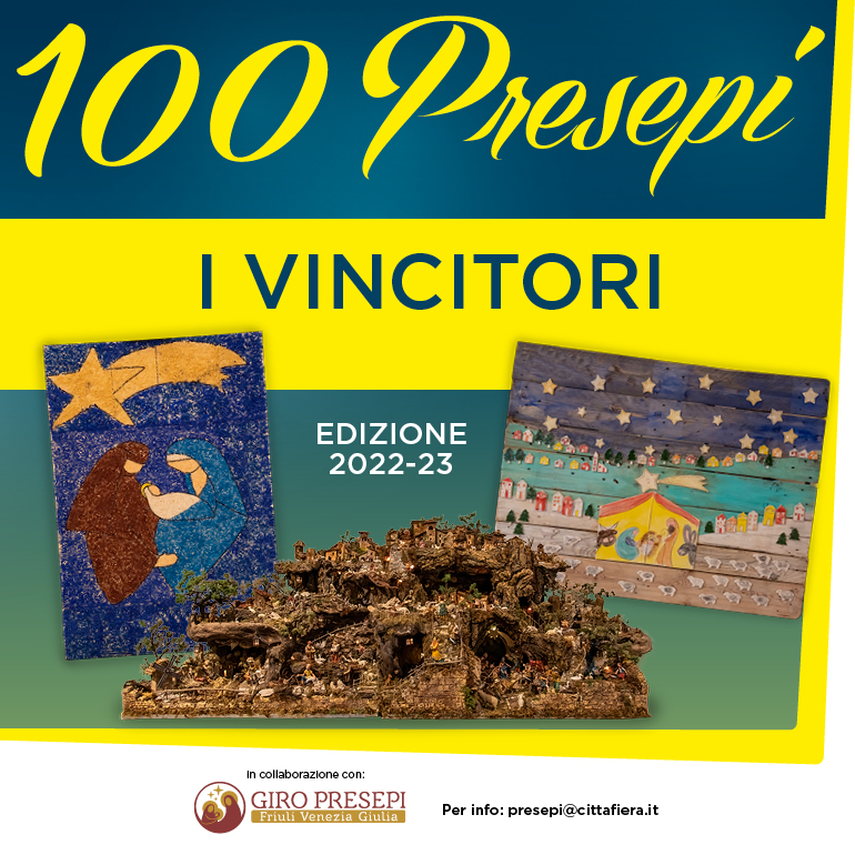 I vincitori della Mostra "100 Presepi Città Fiera 2022-23"